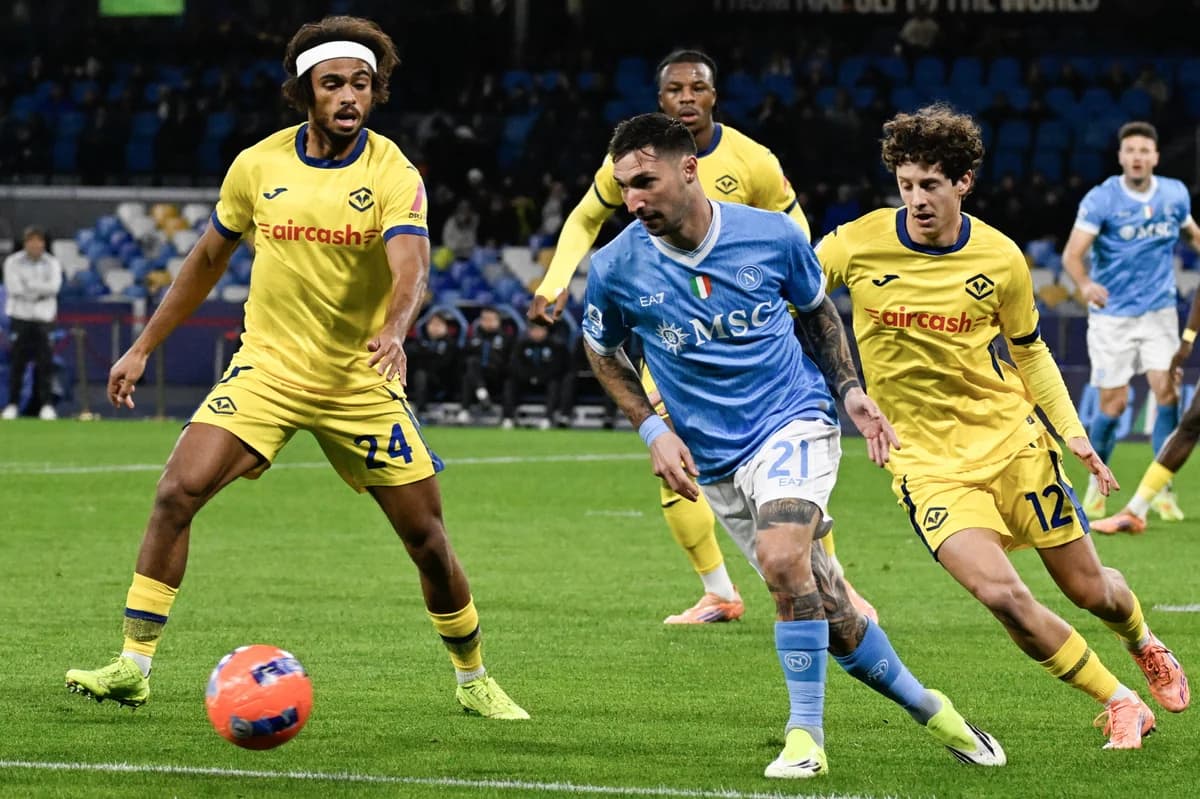 Serie A: Hellas Verona holds Napoli to a draw