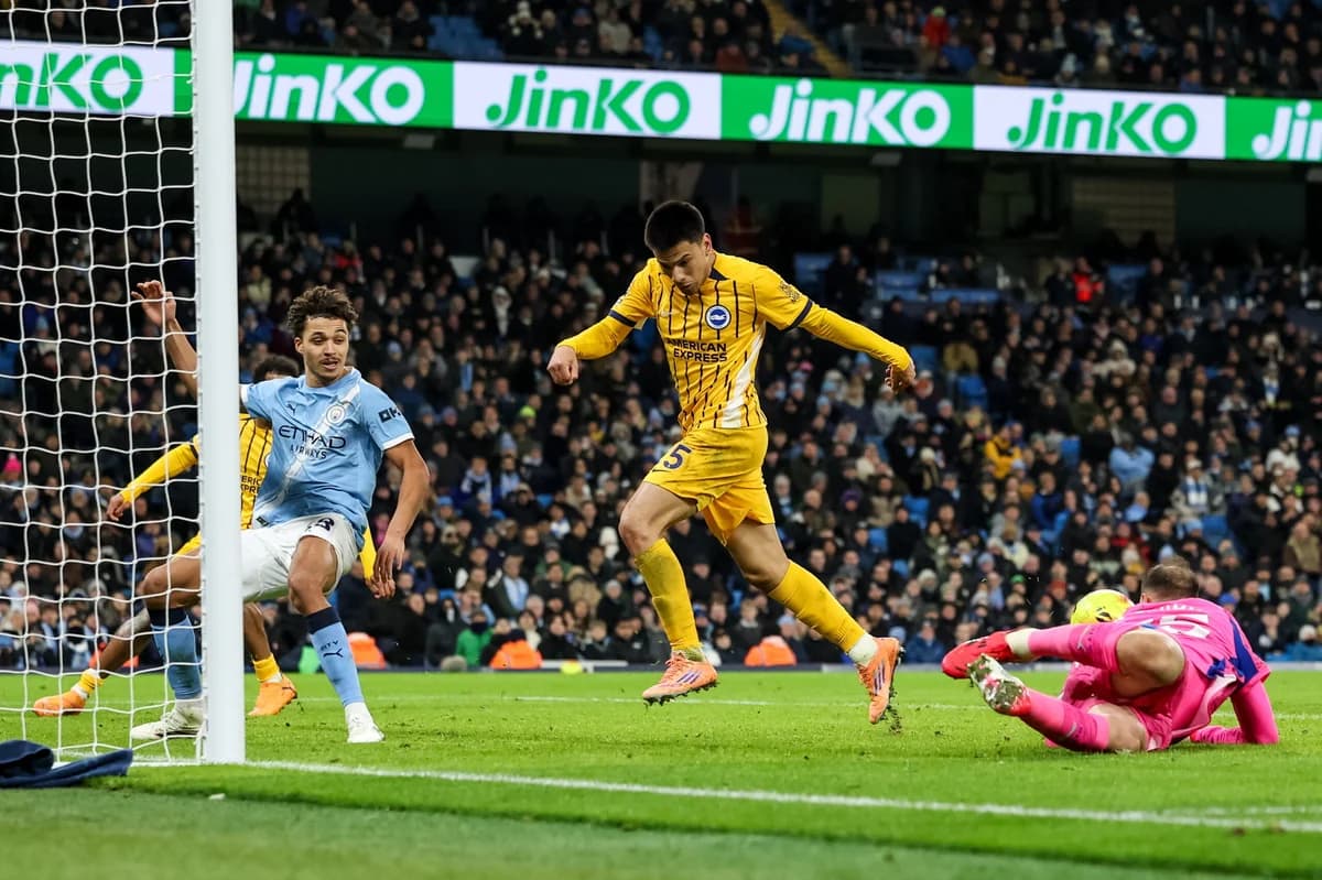 Brighton halts Manchester City with draw