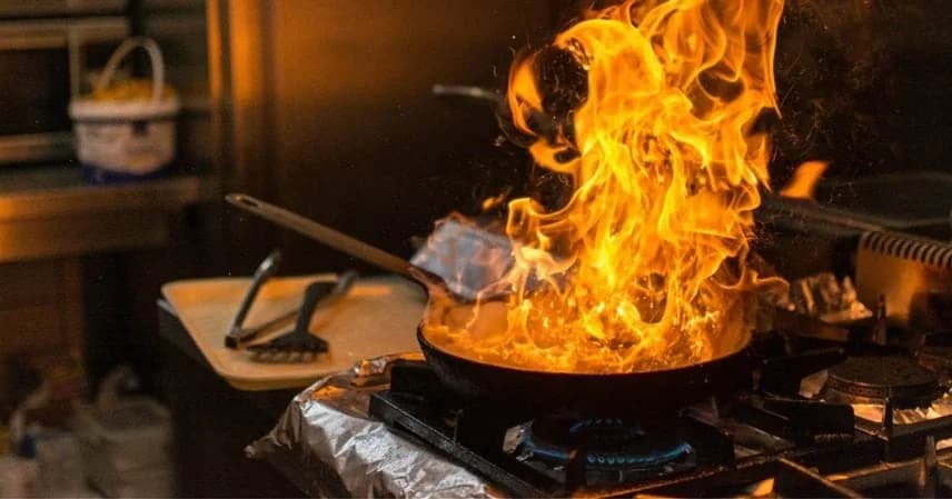 Пожар в квартире в Пафосе произошел из-за забытой кухонной утвари