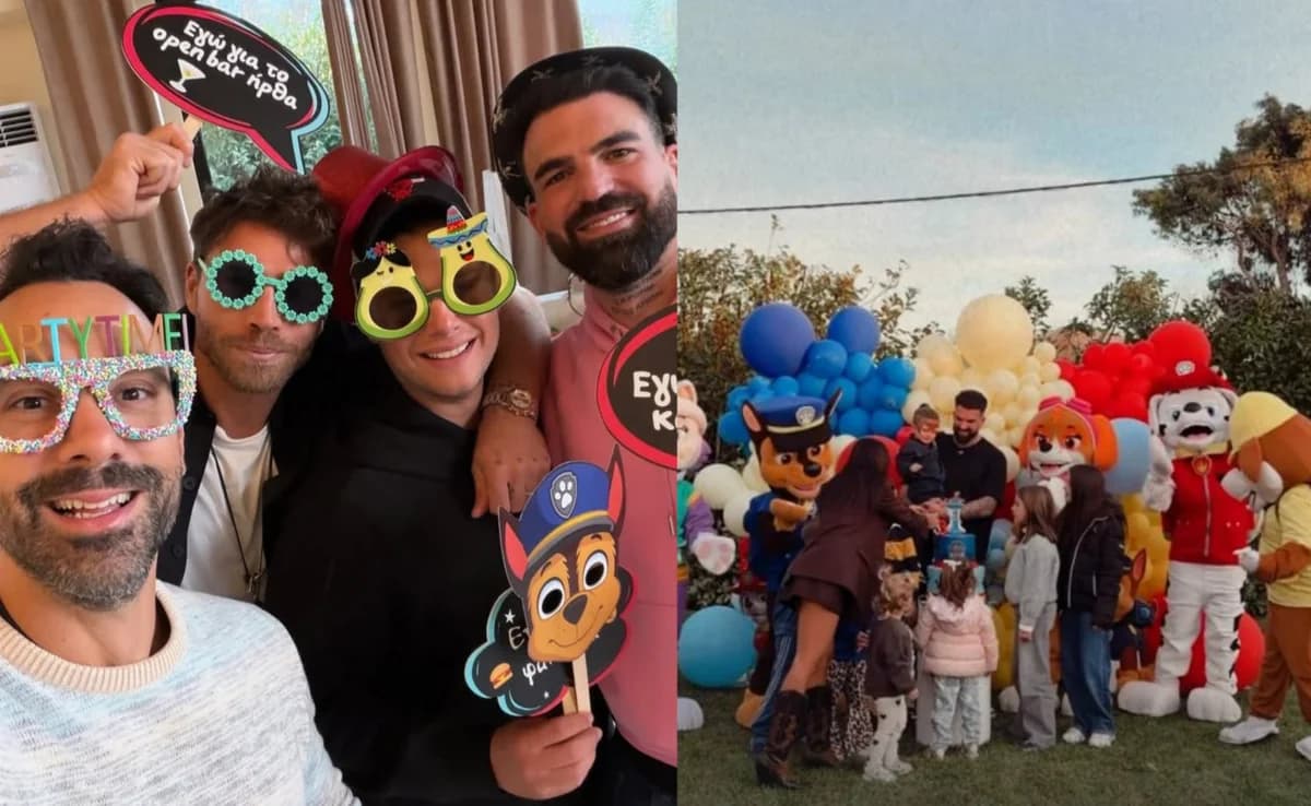 דימיטריס אלכסנדרו: מסיבה ראוותנית ליום הולדתו של בנו