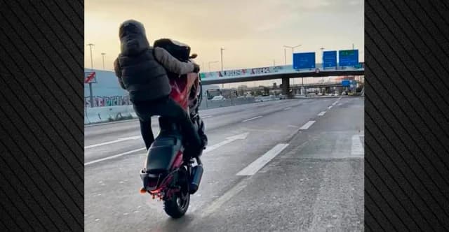 צעירים נעצרו בגין נהיגה מסוכנת וויליז באתונה