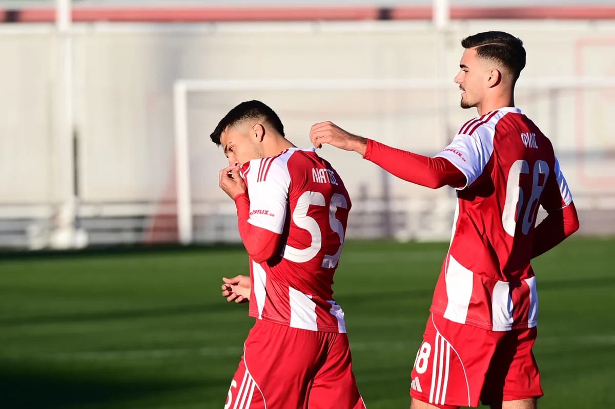 Super League 2: Ο Ολυμπιακός Β' νίκησε 1-0 τη Μαρκό