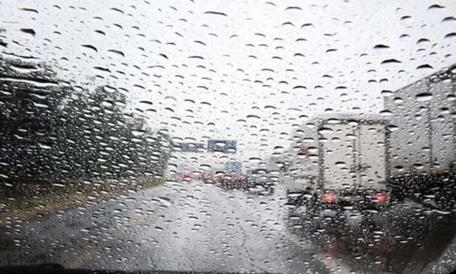 Fuertes lluvias en la autopista Nicosia-Limassol