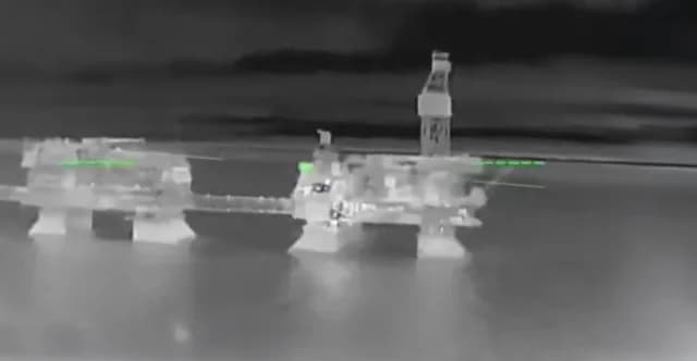 Ucrania ataca plataformas petroleras de Lukoil en el Mar Caspio