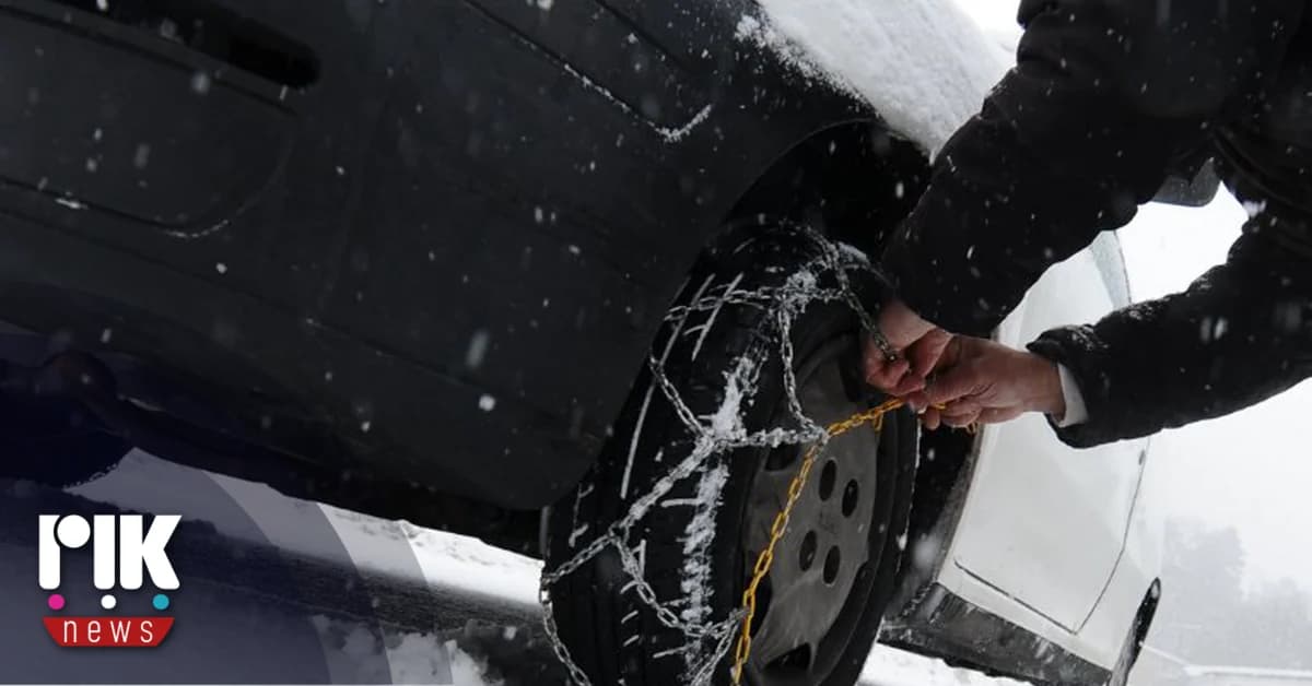 特罗多斯山区持续降雪：需要防滑链