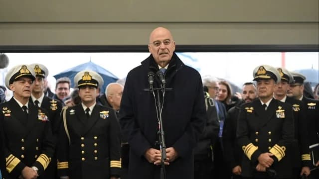 La fragata 'Kimon' Belharra llega a Grecia