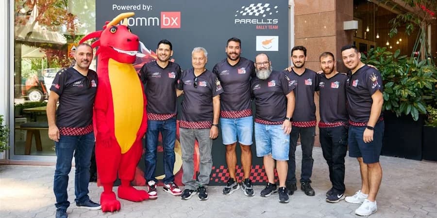 ECOMMBX спонсирует команду Parellis Rally Team на ралли Акрополис