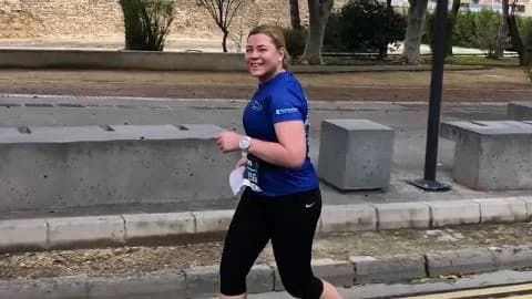 J. Virkunen: Lief den Nicosia-Marathon und besuchte die Grüne Linie