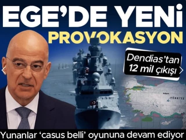 Hurriyet: Athens' 'Provocations' in the Aegean over 12 Miles
