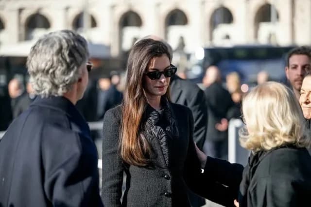 Valentino: Celebrities Attend Designer's Funeral in Rome