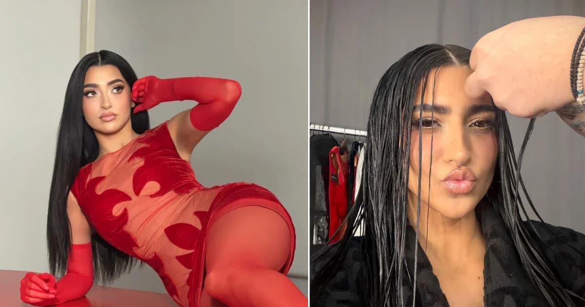 Анастасия: Потрясающее красное платье в Instagram