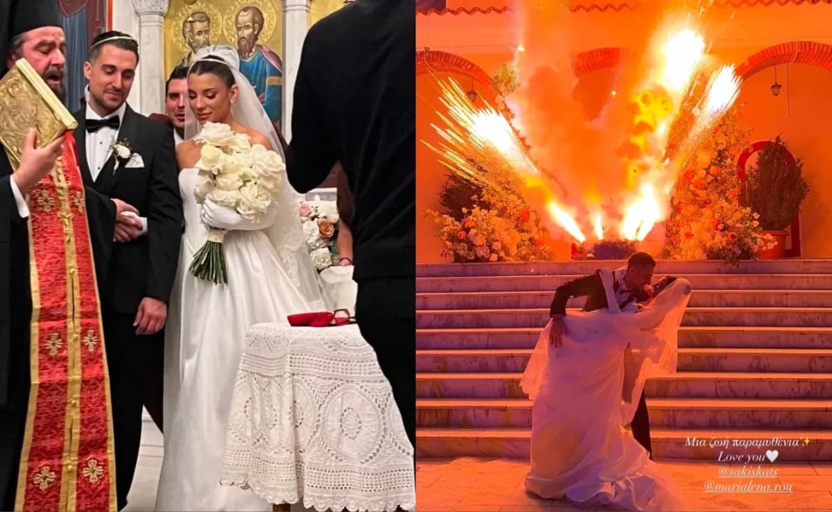 Sakis Katsoulis and Marialena Roumelioti Get Married!