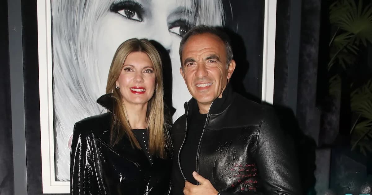 Nikos Aliagas and Tina Grigoriou on a rare outing at NOX with Antonis Remos
