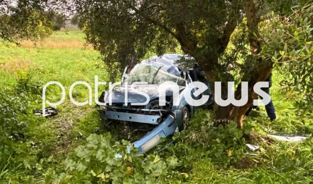 Ηλεία: Αυτοκίνητο προσέκρουσε σε ελιές, 19χρονος στο νοσοκομείο