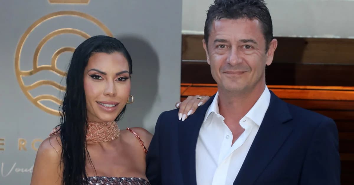 Ioanna Sroiter im Missoni-Kleid bei der Taufe von Konstantina Spyropoulous Sohn