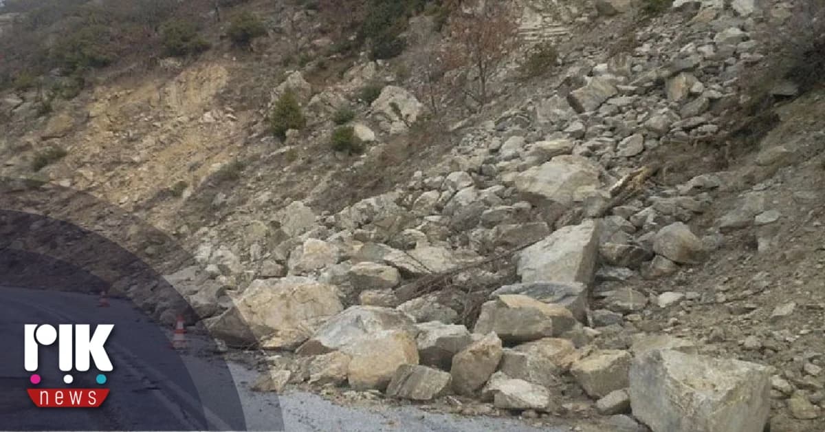 Limassol-Agros Road: Landslide Warning Due to Rain