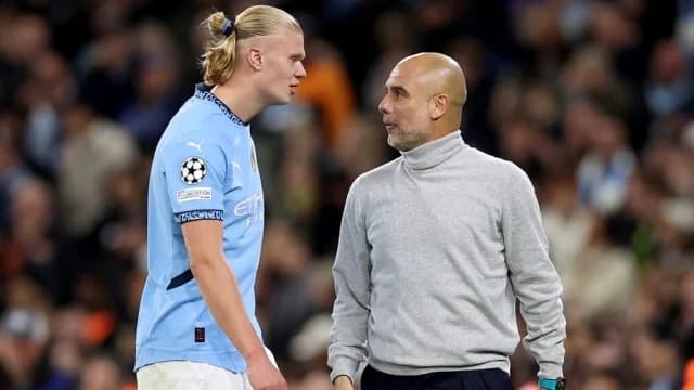 Guardiola: «The team is to blame for Haaland's lack of goals»