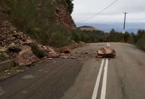 Limassol-Agros Road: Landslides and Heavy Rain