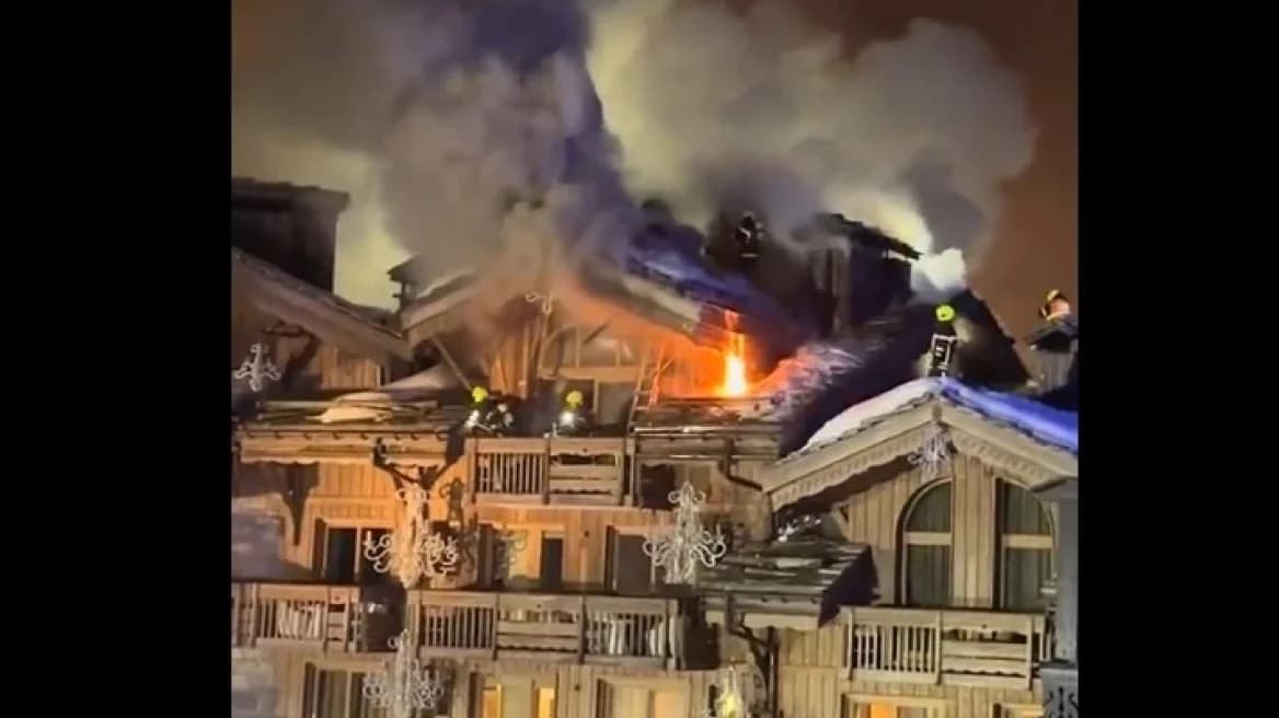 Französische Alpen: Feuer im Luxushotel Hotel des Grandes Alpes
