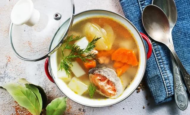 Leckeres Fischsuppenrezept mit Gemüse