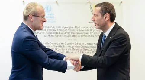 Εγκαίνια Γραφείου ΠΟΥ στην Κύπρο: «Νέο κεφάλαιο» για την υγεία