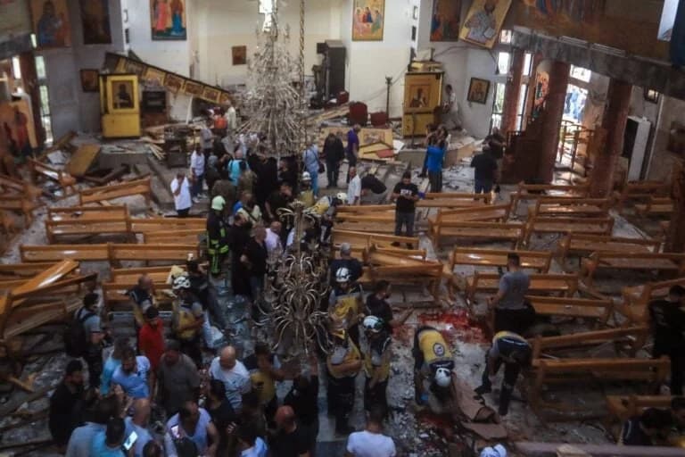 Η Ιερά Σύνοδος καταδικάζει την επίθεση στον ναό του Προφήτη Ηλία στη Δαμασκό