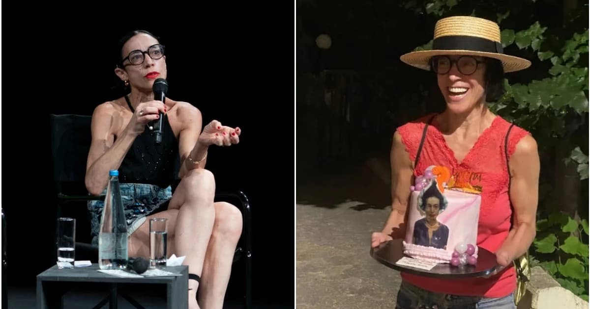 Geburtstagsüberraschung für Elena Topalidou von Freunden und Kollegen