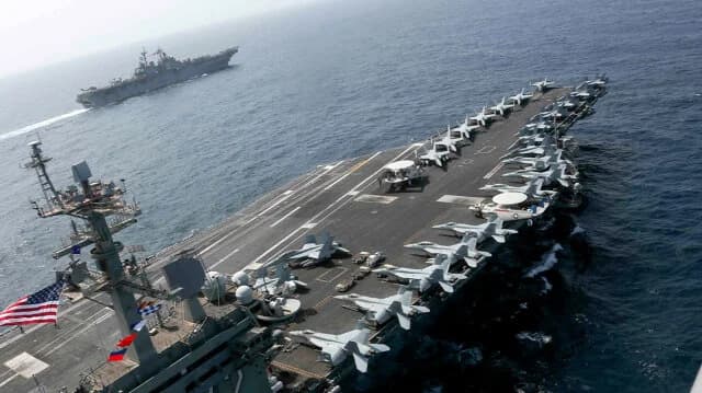 US Shoots Down Iranian Drone Near Aircraft Carrier Lincoln