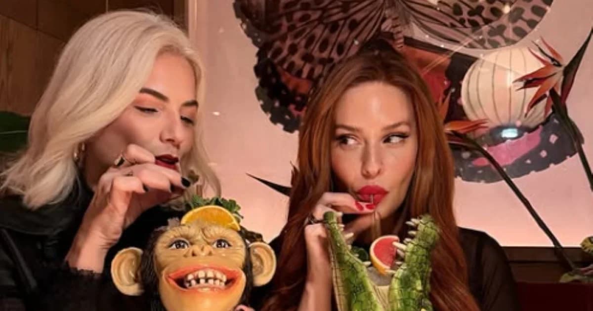 Sissy Christidou and Christina Kontova: Night Out in Madrid