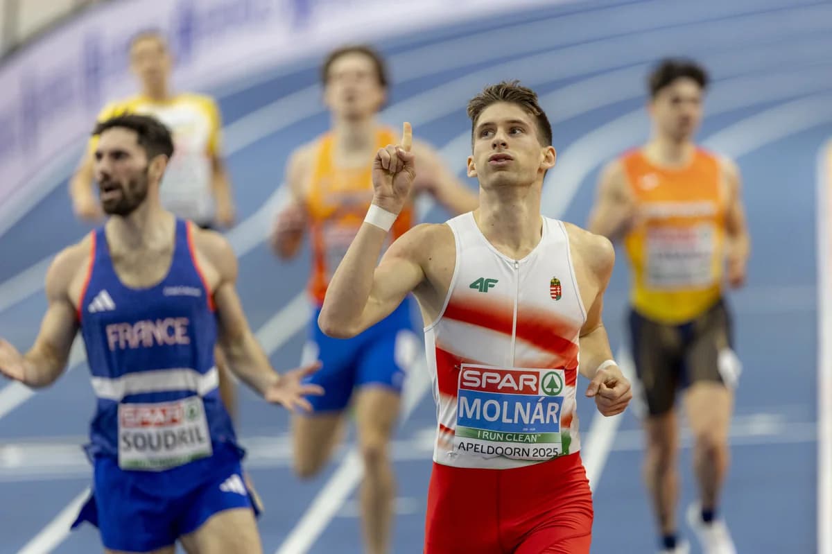 Attila Molnar Breaks European 400m Indoor Record