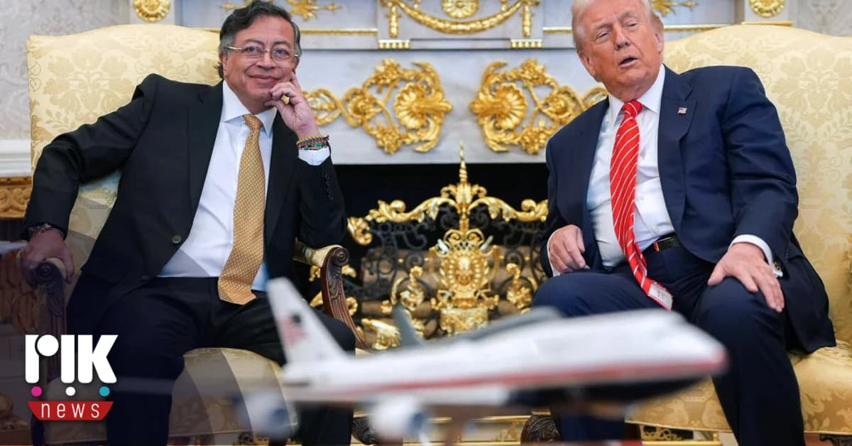 Reunión Trump-Petro en la Casa Blanca