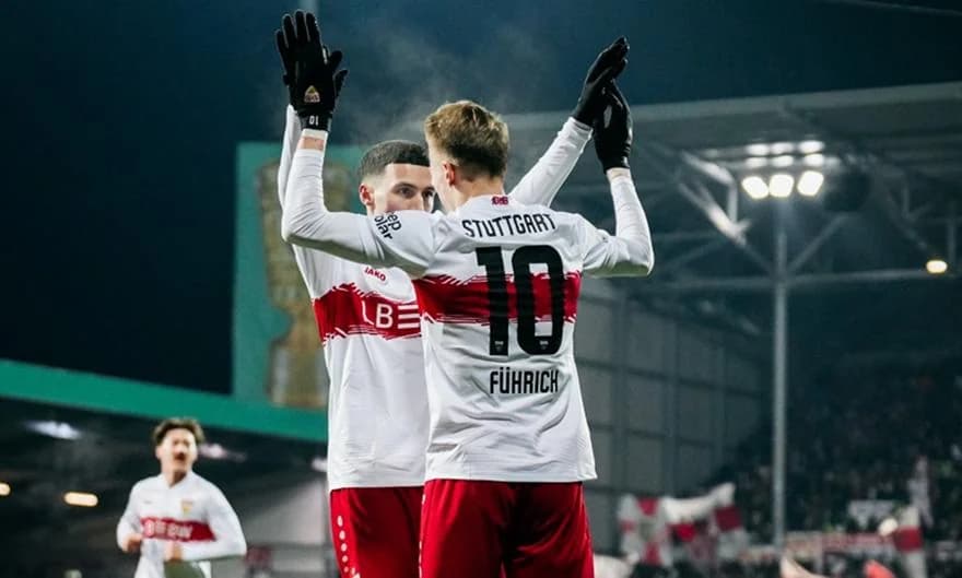 Stuttgart avanza a semifinales de la Copa de Alemania con victoria 3-0