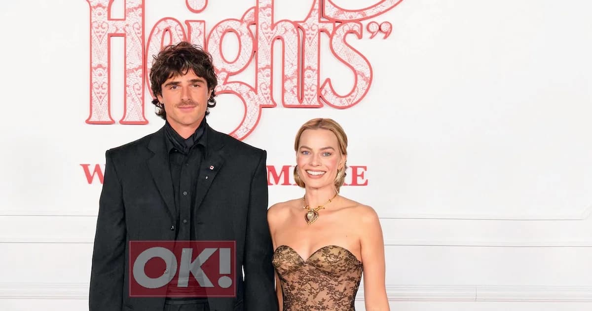 Jacob Elordi & Margot Robbie at 'Wuthering Heights' Premiere