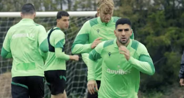 Omonia: Video del entrenamiento del equipo