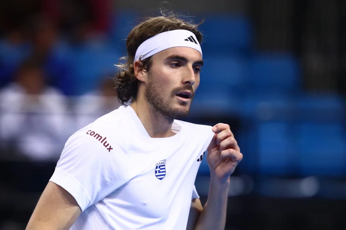 Tsitsipas: Zufrieden mit dem Davis-Cup-Sieg trotz Schwierigkeiten