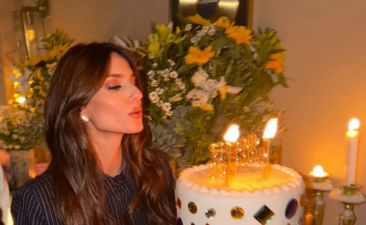 Iliana Papageorgiou: Extravagante Torte zum 38. Geburtstag