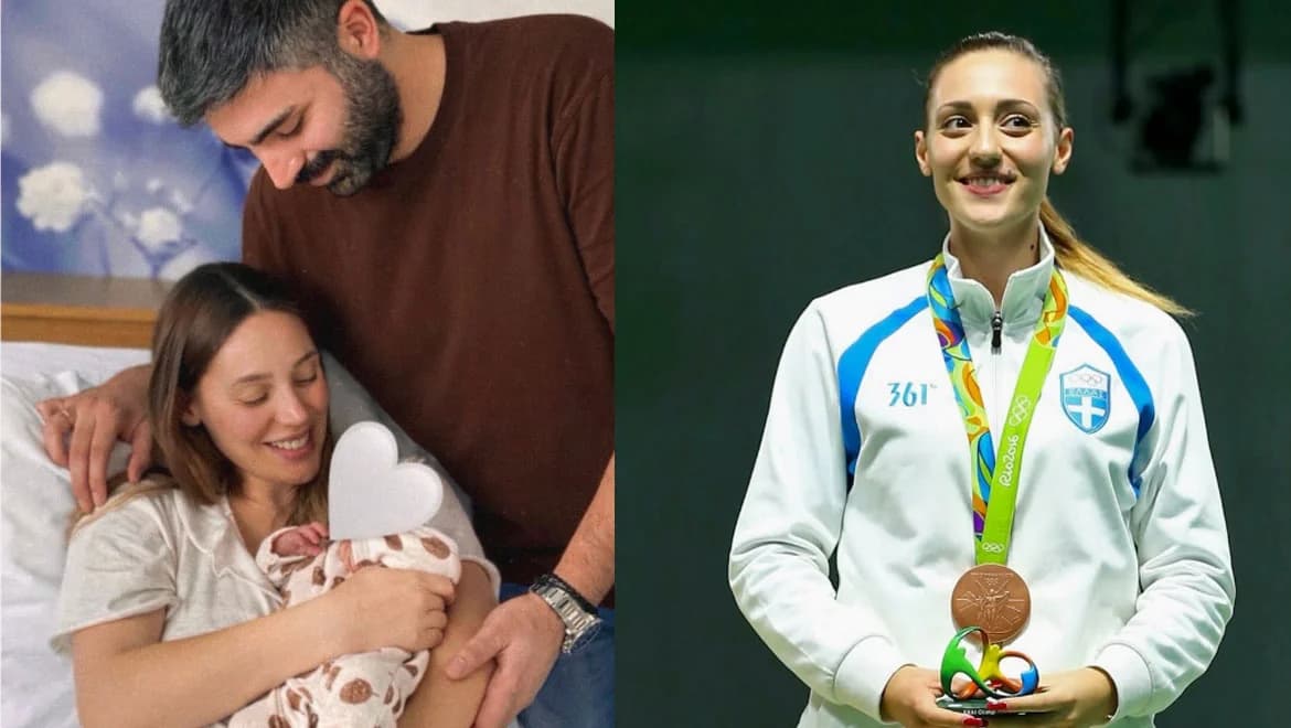 Olympionikin Anna Korakaki hat entbunden – Erste Fotos