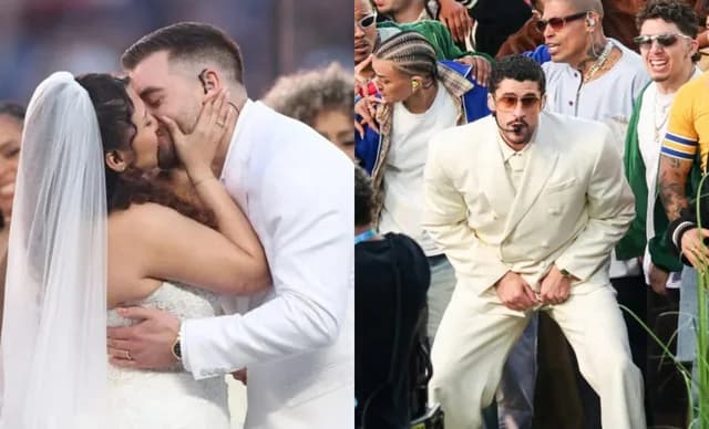 Super Bowl 2026: Echte Hochzeit während Bad Bunnys Show