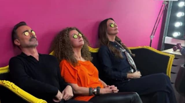 Betty Maggira, Giorgos Kapoutzidis & Katerina Vrana: Humorvolles Foto vor dem Eurovision-Halbfinale