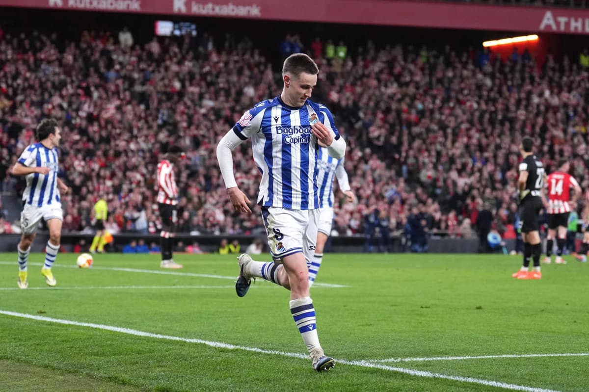 La Real Sociedad vence al Athletic Club en la Copa del Rey