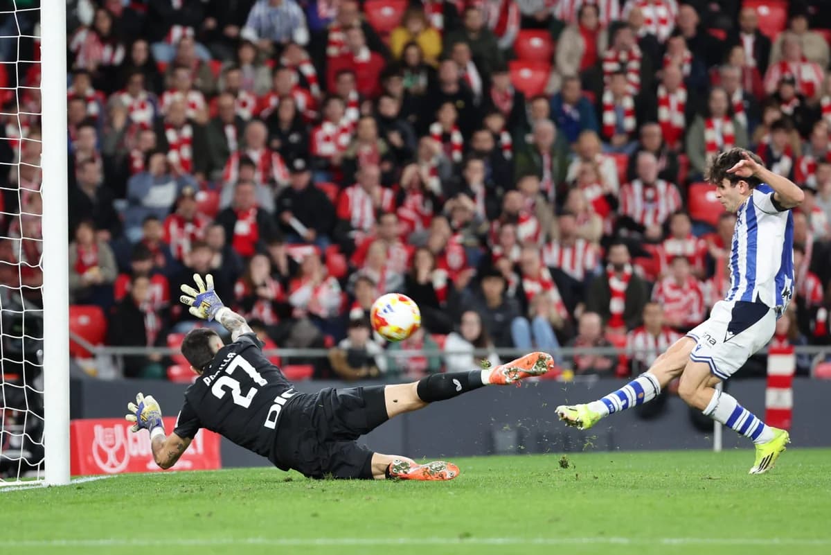 Real Sociedad schlägt Athletic Bilbao 1:0 im Copa del Rey Halbfinale
