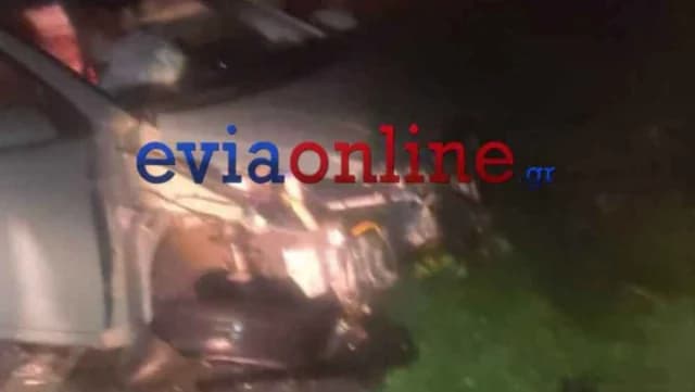 Car accident in Evia: Car collided with wild boar - Three injured