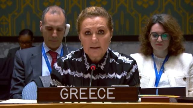 Grecia en el Consejo de Seguridad de la ONU sobre Siria