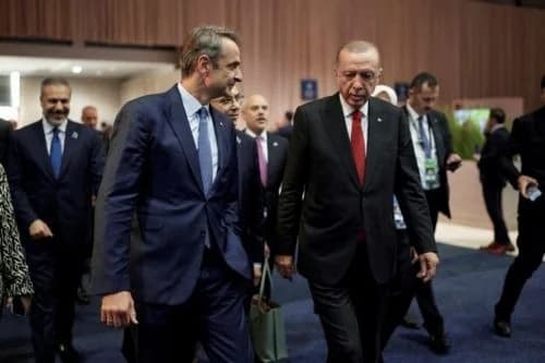 Grecia-Turquía: Reunión Mitsotakis-Erdogan en Ankara