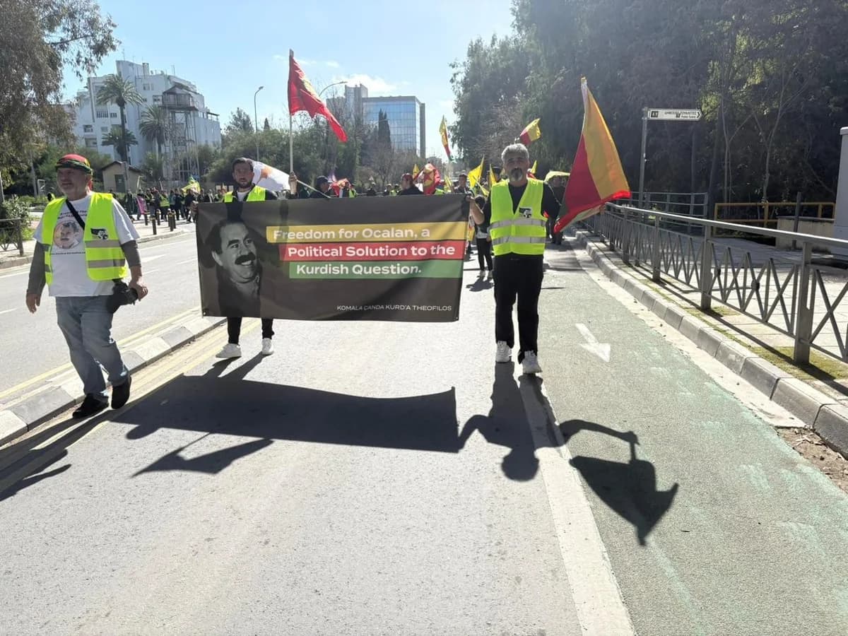 Kurdischer Protest in Nikosia markiert Jahrestag von Öcalans Verhaftung