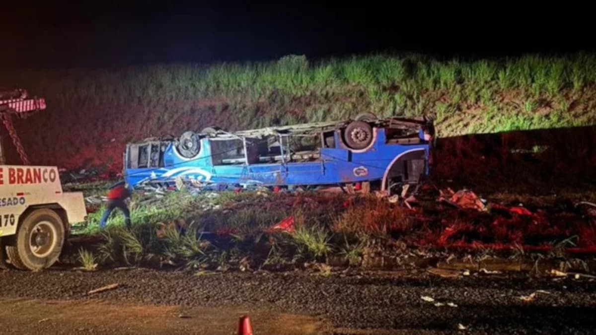 巴西巴士事故：6人死亡，46人受伤