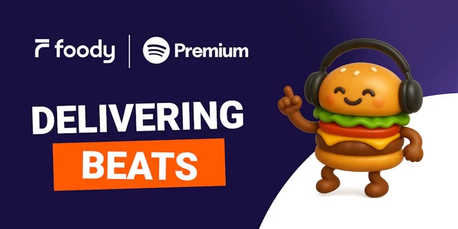 Foody y Spotify ofrecen Spotify Premium gratis a los suscriptores de FoodyPro