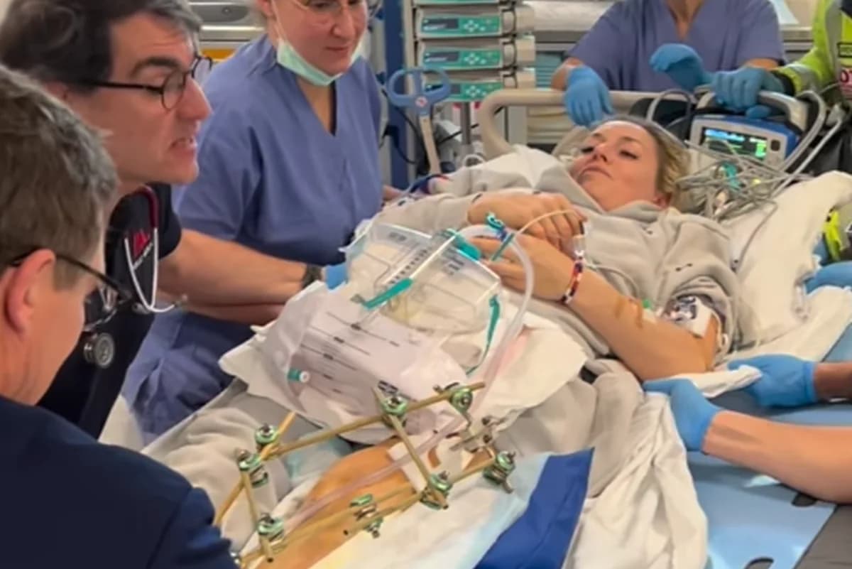 Lindsey Vonn: Emotiva reacción tras el alta hospitalaria – 'Mi pierna está destrozada'