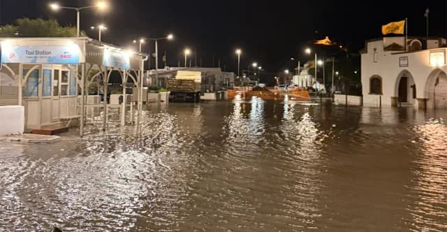 Πάτμος: Σε παύση το έργο διευθέτησης ομβρίων υδάτων λόγω αστοχίας μελέτης