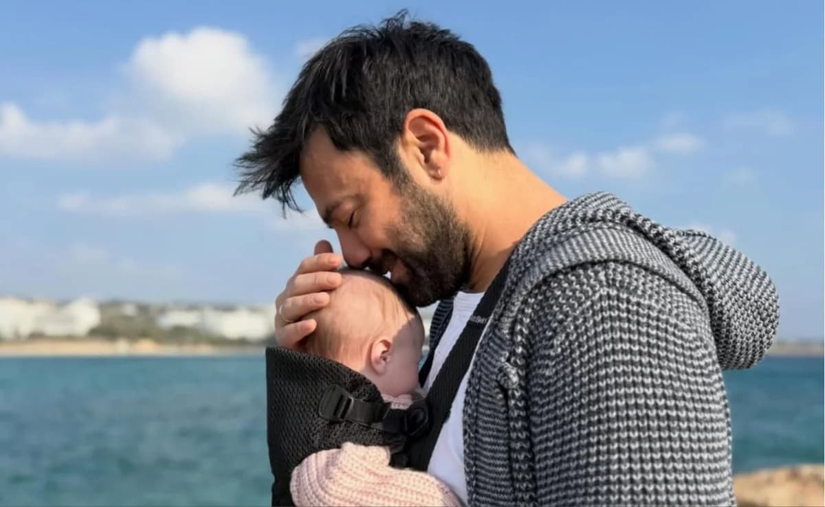אנדראס גאורגיו: רגע מרגש עם בתו בת ה-5 חודשים